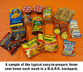 Sample M.A.R.K. bag items